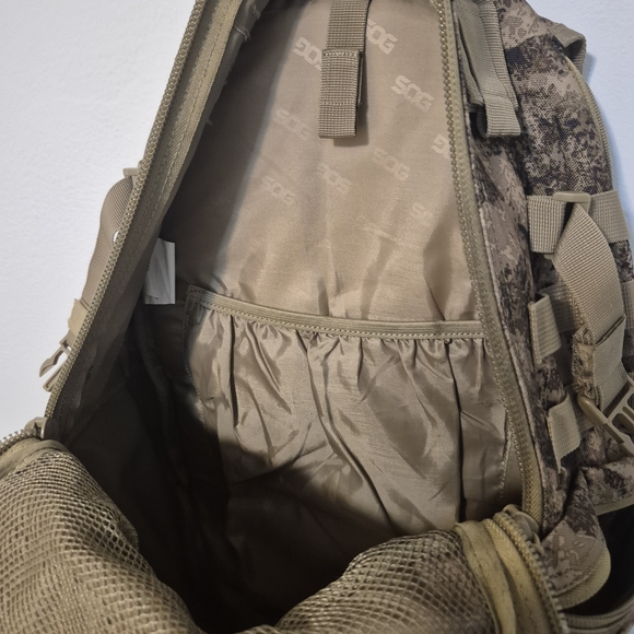 7-Z=C SOG DESERT TACTICAL TAN BROWN CAMO BACKPACK Men's Camouflage outdoors camp - Picture 10 of 16